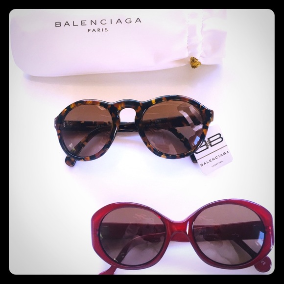 BALENCIAGA Vintage sunglasses Never used Flawless - Picture 1 of 8